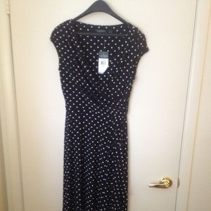 Ralph Lauren polka dot dress size 6 NWT